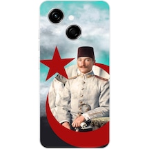 Tecno Spark Go 1 Uyumlu Gençlik Yılları Atatürk Baskılı Silikon Kılıf Renkli