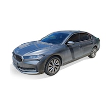 Omsa Skoda Superb Krom Cam Çerçevesi 10 Parça 2024 Ve Sonrası