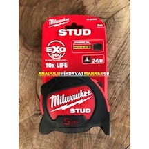 Milwaukee 5 Metre Çelik Şerit Metre Ölçüm Metresi 5x25 MM