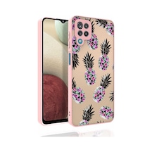 Mobilteam Galaxy Uyumlu M33 Kılıf Desenli Kamera Korumalı Parlak Nora Kapak - No1 NO1