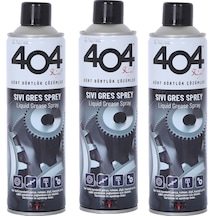 404 Sıvı Gres Yağı Spreyi Zincir Yağlama Spreyi 3 x 400 ML