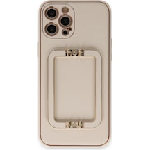 Newface - 863 - İphone 12 Pro Kılıf Coco Elit Kapak - Edntrend - - Gold