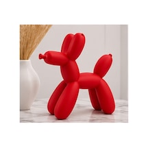 Köpek Balon Biblo Balkon Dog Biblo 17 Cm Kırmızı