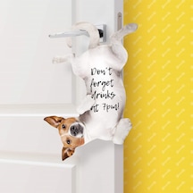 Mustard Köpekli Asılabilir Notluk