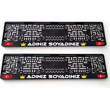 Kişiye Özel Tasarım Plakalık 300870822 2 Adet Plakalık