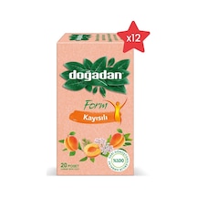 Doğadan Form Kayısılı Karışık Bitki Çayı 12 x 20'li