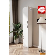 Tamamı Mdf Modern 2 Kapaklı Içi Raflı Çok Amaçlı Dolap