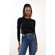 Siyah Fit Basic Uzun Kol Tişört SIYAH Siyah Fit Basic Uzun Kol Tişört SIYAH