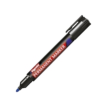 Bigpoint Permanent Markör Yuvarlak Uç Mavi 12'li Kutu