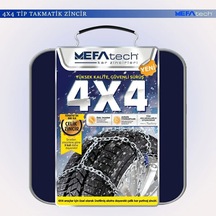 Mefatech Oto Lastik Kar Zinciri 255/45/r19 4x4 Tipi Takmatik Kolay Montaj Binek Suv Minibüs 10 CM