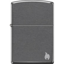 Zippo Flame Dizayn Çakmak - Gray Dusk Gri