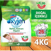 Bingo Oksijen Doğal İçerikli Toz Çamaşır Deterjanı 4 KG