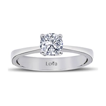 Lova E Renk 0,48 Karat Pırlanta Tektaş Yüzük - Hrd - 1060036