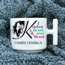 Kadın Tasarımlı Latte Fincanı