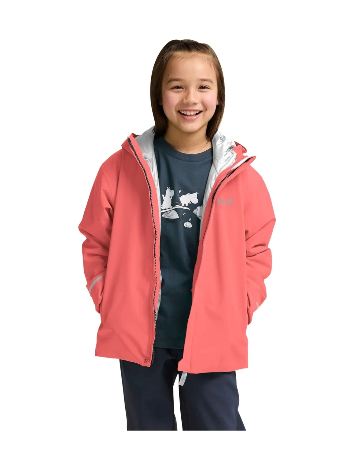 Jack Wolfskın Jack Wolfskin Flowline Ski Kids Unisex Çocuk Outdoor Ceketi J0141 Çok Renkli