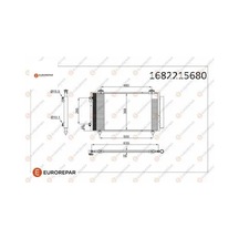 Erp Klima Radyatörü Toyota Corolla E12 Eurorepar 1682215680