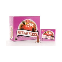 2 Adet Çilek Aromalı Konik Tütsü Konik Tütsü, Aromalı Tütsü, Scented Cones, Strawberry Incense
