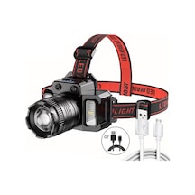 Zoom Inducyion Headlight Sensörlü Kafa Lambası Siyah