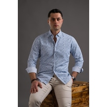 Advante Desenli Slimfit Düğmeli Yaka Uzun Kol Erkek Gömlek 001 Advante Desenli Slimfit Düğmeli Yaka Uzun Kol Erkek Gömlek 001