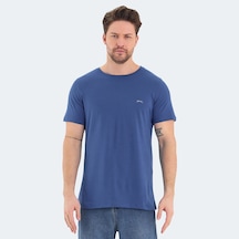Slazenger ROSALVA Erkek  Saks Mavi Tişört