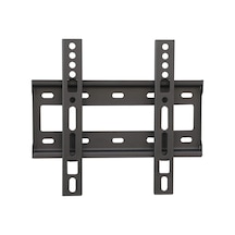 Sp-2460-f - 24''-60'' Tv İçin Evrensel Sabit Duvar Montajı Kapasite 30 Kg, Vesa: 50x50, 75x75, 100x100, 200x100, 200x200 Siyah