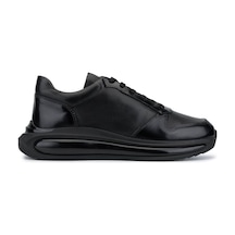 Tamer Tanca Erkek Hakiki Deri Siyah Sneakers & Spor Ayakkabı 1145 1504 Erk Ayk Sk25-26 Sıyah Siyah