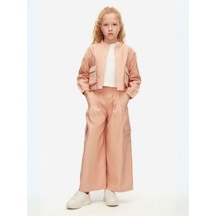 Nk Kids Kız Çocuk Rose Düğmeli Ceket-15552 Pudra
