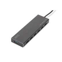 Digitus 7 Port Usb 3.0 Hub, 5v/3,5a Güç Adaptörü Dahil, Alüminyum&lt Br&gt Digitus Usb 3.0 Office Hub, 7-port-20917