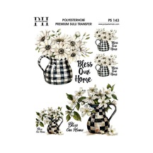 Polyesterhobi Premium Sulu Transfer 25x35 Cm Dama Desenli Ps 143
