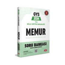 Data Yayınları 2024 Milli Eğitim Bakanlığı Memur GYS Soru Bankası
