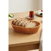 Digithome Oval Rattan Mini Ekmek Sepeti - Bb6063 Diğer