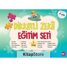 Dikkatli Zeka Eğitim Seti 2. Kitap - 4 Kitap Takım- Beyaz Balina Yayınları