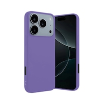 Apple iPhone Uyumlu 17 Pro Max First Silikon - Lila Çr