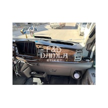 Ford Transit 2024 - 2027 Torpido, Trim, Konsol, Göğüs Maun Kaplama Full Set Koyu Meşe