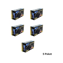 Dolphin Tek Kullanımlık Lateks Siyah Pudrasız Nitril Muayne Eldiveni Meidum Orta Boy - 100'lü 5 Paket