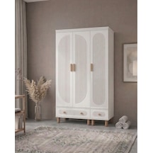 Üsküp Mdf 3 Kapılı Dolap Bej