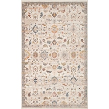 Hoom Rugs Petra 16 Krem Multy Makine Halısı Renkli