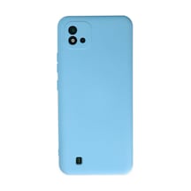 Uryport Realme C11 2021 Kılıf Nano İçi Kadife Silikon - Mavi