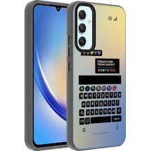 Samsung Galaxy Uyumlu A24 Kılıf Desenli Dragon Sert Kapak Kılıf