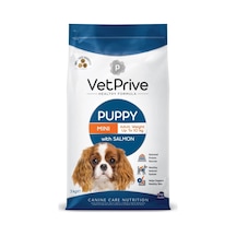 Vet Prive Puppy Küçük Irk Somonlu Yavru Köpek Maması 3 Kg