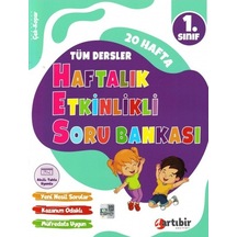 Artıbir Yayınları 1.Sınıf Haftalık Etkinlikli Soru Bankası