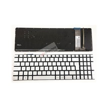 Alfabilgisayar Asus Uyumlu Vivobook Pro N752Vx-Gc128T Klavye Işıklı Gümüş Gri Renk Tuşt