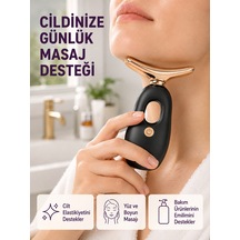 Yüz Ve Göz Altı Masaj Cihazı Kırışıklık Karşıtı & Nemlendirici Etki Destekli - Lisinya