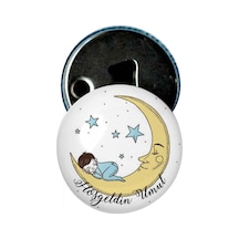 Famous Bebek Şekeri Magnet Bebek Mevlüt Hediyelik Isimli Kapak Açacak  (434856035)