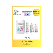 7.5 Kg Hobby Epoxy Smart/ Şeffaf Epoksi Reçine Ince Döküm