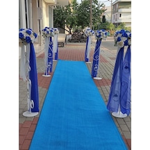 Dinarsu Halı Protokol Mavi Kesme Rulo Yolluk
