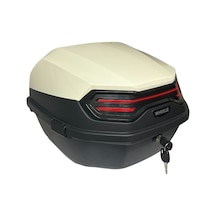 Wheelıe Xt08-ıw 32 Litre Motosiklet Arka Çanta Fildişi