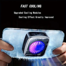 Techbloom Siyah Semiconductor Süper Soğutucu Radyatör Üç Seviyeli Soğutma Ayarlı Es Uyumlu Sessiz Kullanım