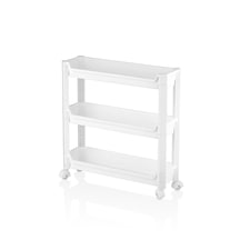 Rafty 3 Katlı Tekerlekli Sepet Organizer Düzenleyici Raf Ünitesi 465x145x480mm 4887 Renkli