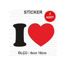 Love Sevgi Aşk - Araba Kask Motosiklet Laptop Taplet Sticker